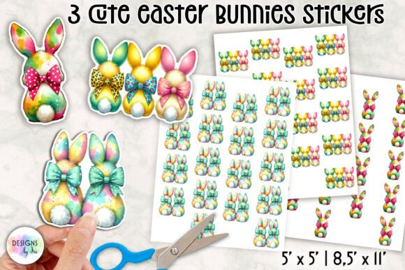 Download Cute Easter Bunny Stickers - Sticker Collection