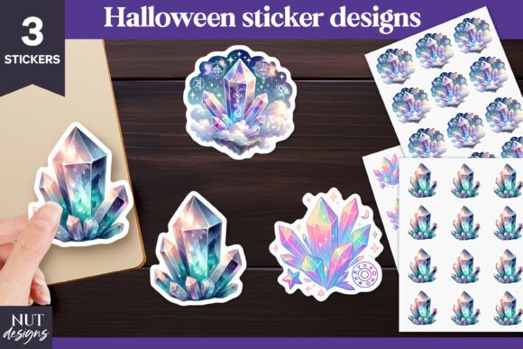 Download Iridescent Holographic Crystal Sticker - Sticker Collection