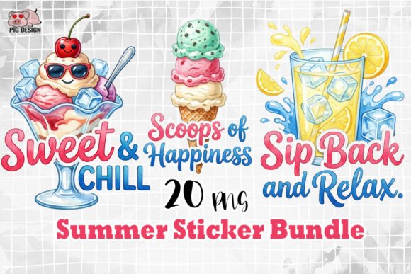 Download Summer Sticker Bundle PNG - Sticker Collection
