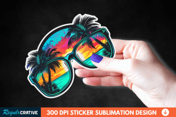 Download Summer Sticker Clipart Sublimation Png - Sticker Collection